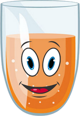 jus de fruits - boisson - alimentation - smiley émoticône émoji cartoon clipart illustration - artémotic