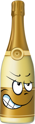 vin - boisson - alimentation - smiley émoticône émoji cartoon clipart illustration - artémotic