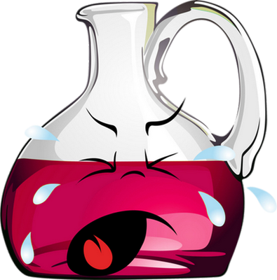 vin - boisson - alimentation - smiley émoticône émoji cartoon clipart illustration - artémotic
