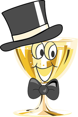 vin - boisson - alimentation - smiley émoticône émoji cartoon clipart illustration - artémotic
