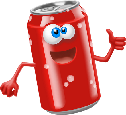 soda - boisson - alimentation - smiley émoticône émoji cartoon clipart illustration - artémotic