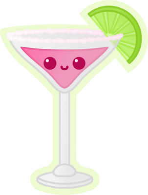 jus de fruits - boisson - alimentation - smiley émoticône émoji cartoon clipart illustration - artémotic