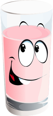 lait - boisson - alimentation - smiley émoticône émoji cartoon clipart illustration - artémotic