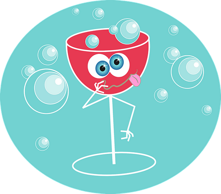 vin - boisson - alimentation - smiley émoticône émoji cartoon clipart illustration - artémotic