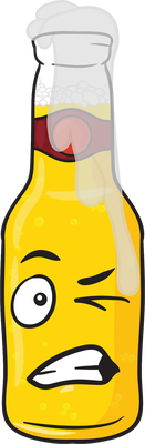 bière - boisson - alimentation - smiley émoticône émoji cartoon clipart illustration - artémotic