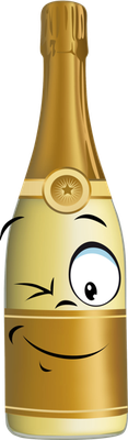 vin - boisson - alimentation - smiley émoticône émoji cartoon clipart illustration - artémotic
