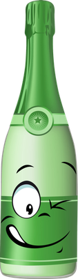 vin - boisson - alimentation - smiley émoticône émoji cartoon clipart illustration - artémotic