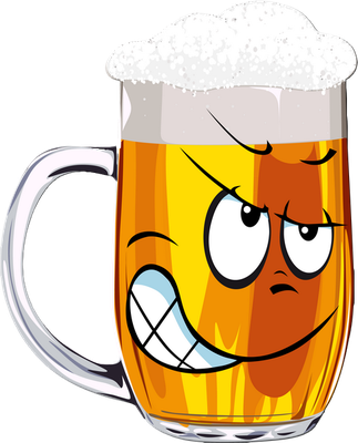 bière - boisson - alimentation - smiley émoticône émoji cartoon clipart illustration - artémotic