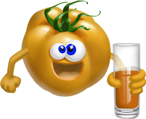 jus de fruits - boisson - alimentation - smiley émoticône émoji cartoon clipart illustration - artémotic