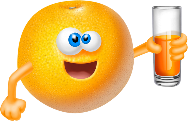jus de fruits - boisson - alimentation - smiley émoticône émoji cartoon clipart illustration - artémotic