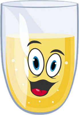 jus de fruits - boisson - alimentation - smiley émoticône émoji cartoon clipart illustration - artémotic