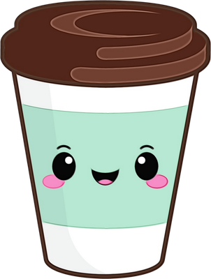 boisson chaude - boisson - alimentation - smiley émoticône émoji cartoon clipart illustration - artémotic