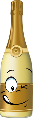 vin - boisson - alimentation - smiley émoticône émoji cartoon clipart illustration - artémotic