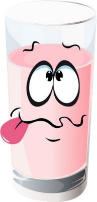 lait - boisson - alimentation - smiley émoticône émoji cartoon clipart illustration - artémotic