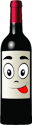 vin - boisson - alimentation - smiley émoticône émoji cartoon clipart illustration - artémotic