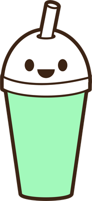 lait - boisson - alimentation - smiley émoticône émoji cartoon clipart illustration - artémotic