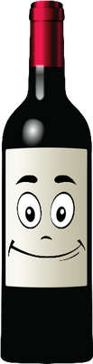 vin - boisson - alimentation - smiley émoticône émoji cartoon clipart illustration - artémotic