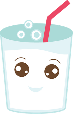 lait - boisson - alimentation - smiley émoticône émoji cartoon clipart illustration - artémotic