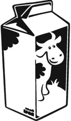 lait - boisson - alimentation - smiley émoticône émoji cartoon clipart illustration - artémotic