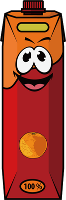 jus de fruits - boisson - alimentation - smiley émoticône émoji cartoon clipart illustration - artémotic