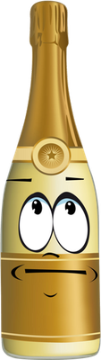 vin - boisson - alimentation - smiley émoticône émoji cartoon clipart illustration - artémotic