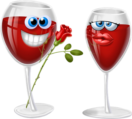 vin - boisson - alimentation - smiley émoticône émoji cartoon clipart illustration - artémotic