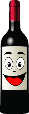 vin - boisson - alimentation - smiley émoticône émoji cartoon clipart illustration - artémotic