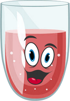 jus de fruits - boisson - alimentation - smiley émoticône émoji cartoon clipart illustration - artémotic