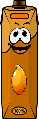 jus de fruits - boisson - alimentation - smiley émoticône émoji cartoon clipart illustration - artémotic