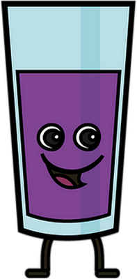 jus de fruits - boisson - alimentation - smiley émoticône émoji cartoon clipart illustration - artémotic