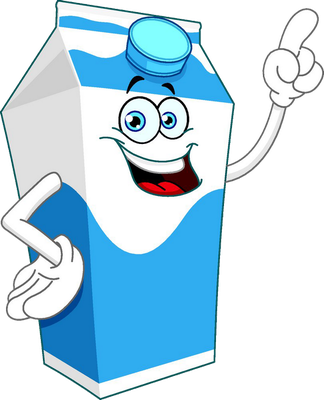 lait - boisson - alimentation - smiley émoticône émoji cartoon clipart illustration - artémotic
