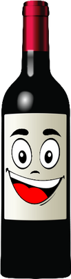 vin - boisson - alimentation - smiley émoticône émoji cartoon clipart illustration - artémotic