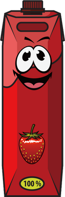jus de fruits - boisson - alimentation - smiley émoticône émoji cartoon clipart illustration - artémotic