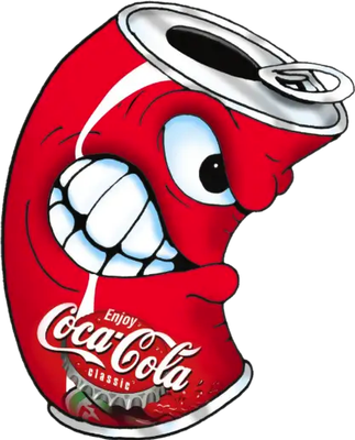 soda - boisson - alimentation - smiley émoticône émoji cartoon clipart illustration - artémotic