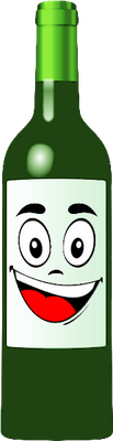 vin - boisson - alimentation - smiley émoticône émoji cartoon clipart illustration - artémotic