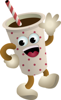 soda - boisson - alimentation - smiley émoticône émoji cartoon clipart illustration - artémotic