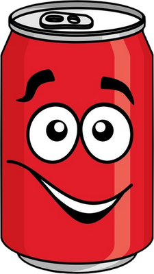 soda - boisson - alimentation - smiley émoticône émoji cartoon clipart illustration - artémotic