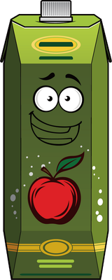jus de fruits - boisson - alimentation - smiley émoticône émoji cartoon clipart illustration - artémotic