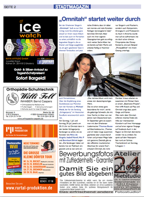 Interview Erkelenzer Stadtmagazin 2012