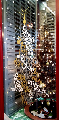 Kelly's - Den Haag / The Hague - kerstboom typografie / christmastree typography