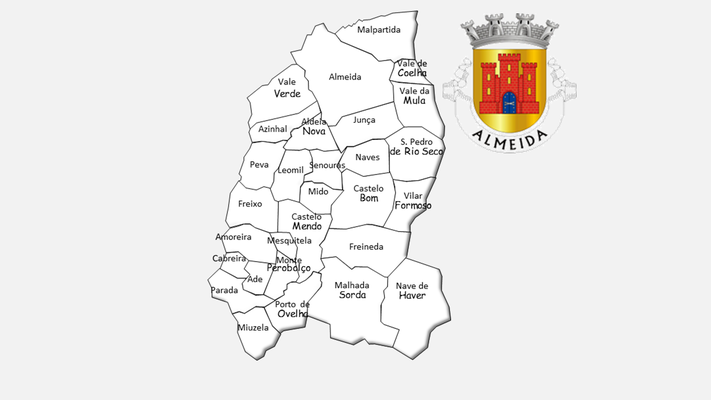 Freguesias do concelho de Almeida antes da reforma Administrativa de 2013
