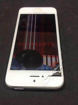 iPhone5　液晶漏れ画像