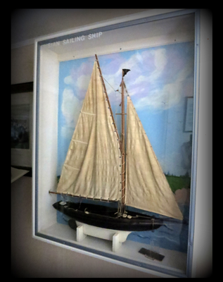 Frisian Sailing Ship - While living in The Netherlands, Yelle Wildschut built this model in 1928. He was born of a sailing family who later immigrated to Zeeland.
