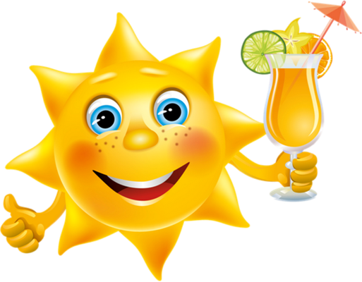 soleil - astre - environnement - smiley émoticône émoji cartoon clipart illustration - artémotic