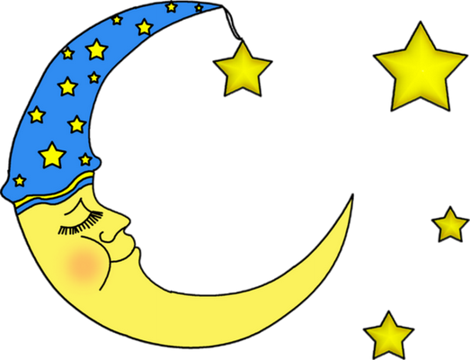 lune - astre - environnement - smiley émoticône émoji cartoon clipart illustration - artémotic