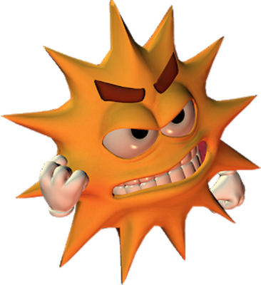 soleil - astre - environnement - smiley émoticône émoji cartoon clipart illustration - artémotic