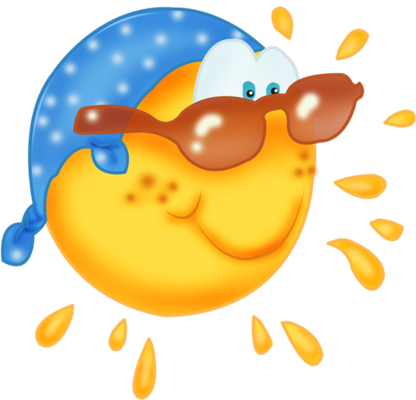 soleil - astre - environnement - smiley émoticône émoji cartoon clipart illustration - artémotic
