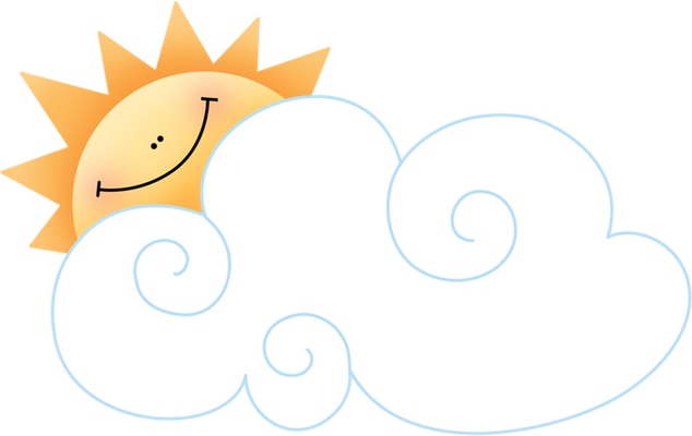 soleil - astre - environnement - smiley émoticône émoji cartoon clipart illustration - artémotic