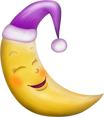 lune - astre - environnement - smiley émoticône émoji cartoon clipart illustration - artémotic