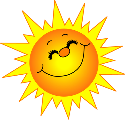 soleil - astre - environnement - smiley émoticône émoji cartoon clipart illustration - artémotic